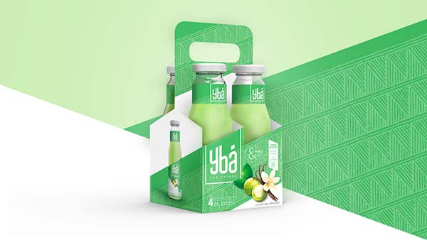 引用神話色彩和水果結(jié)合的Ybá冰茶飲料包裝設(shè)計(jì)欣賞