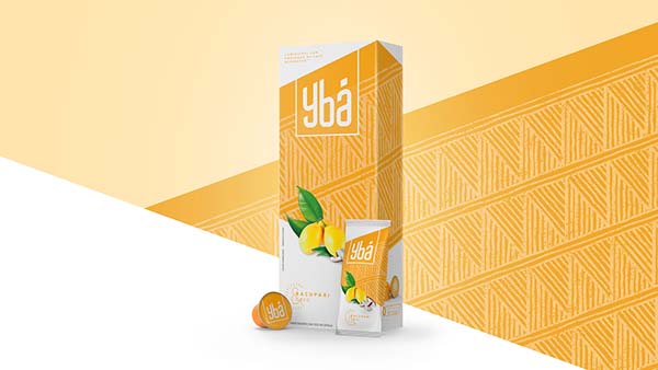 引用神話色彩和水果結(jié)合的Ybá冰茶飲料包裝設(shè)計(jì)欣賞