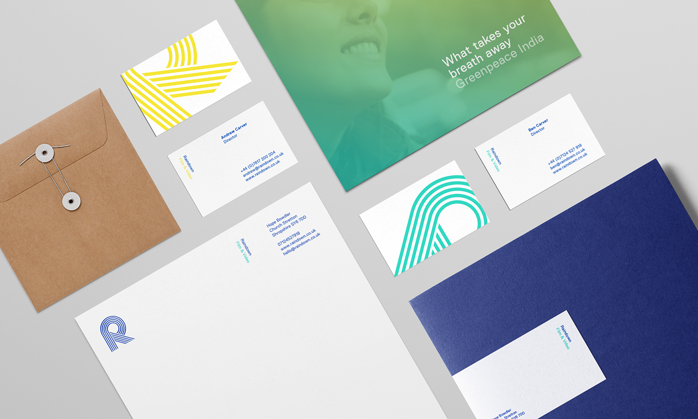 Raindown電影工作室標(biāo)志設(shè)計品牌形象設(shè)計