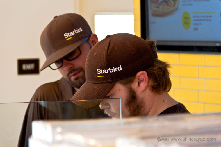 Starbird 炸雞快餐餐廳餐飲VI設(shè)計(jì)-上海VI設(shè)計(jì)公司