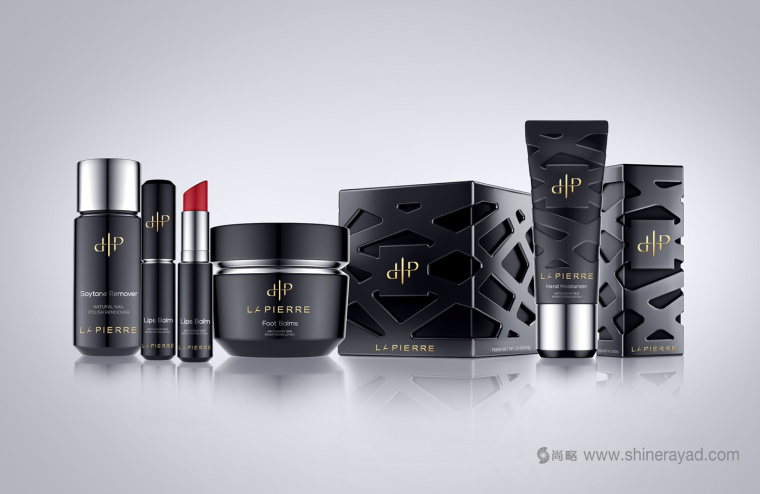 LaPierre 指甲油品牌浮雕鏤空風格包裝設計-上?；瘖y品包裝設計公司