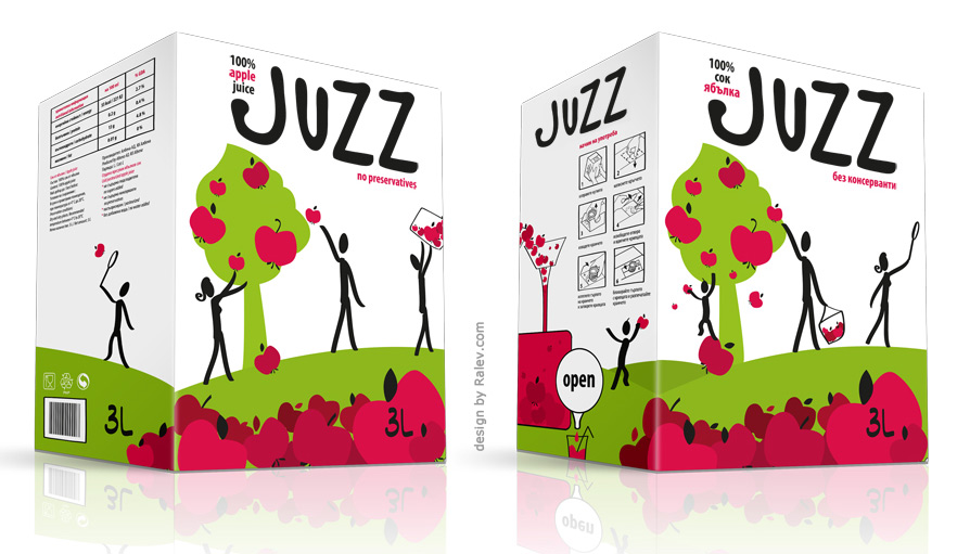 Juzz 有機蘋果果汁包裝設計-上海包裝設計公司 Juzz 有機蘋果果汁包裝設計-上海包裝設計公司
