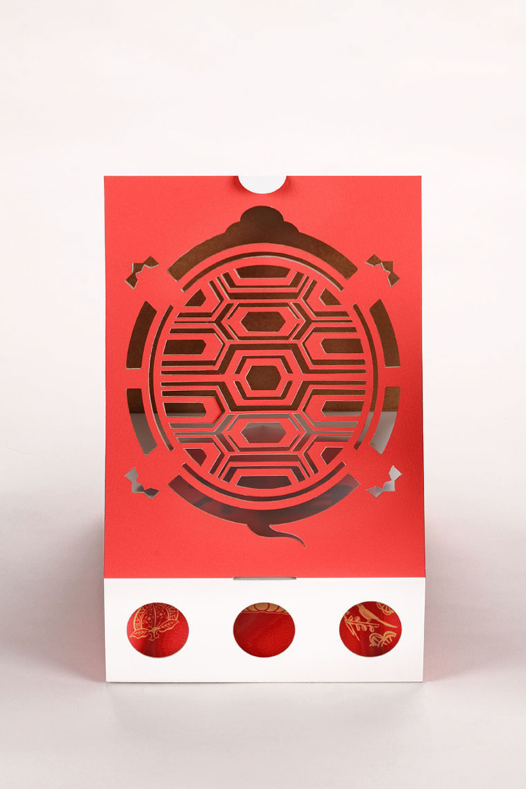 福祿壽中式糕點(diǎn)包裝設(shè)計(jì)，禮盒包裝結(jié)構(gòu)設(shè)計(jì)-上海包裝設(shè)計(jì)公司