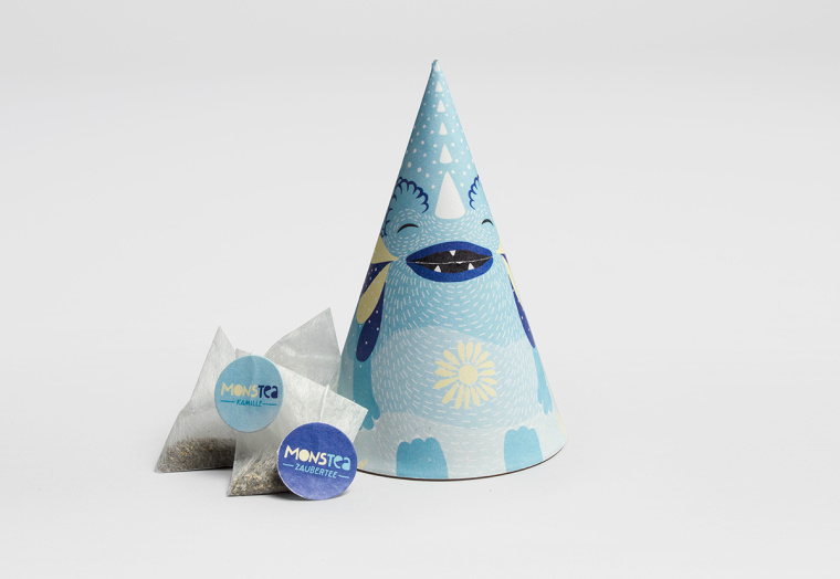 冰淇淋蛋筒造型兒童茶葉創(chuàng)意包裝設(shè)計(jì)-上海包裝設(shè)計(jì)公司設(shè)計(jì)欣賞