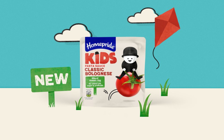 Homepride Kids兒童食品包裝設計，簡潔有創(chuàng)意的兒童游戲插畫設計
