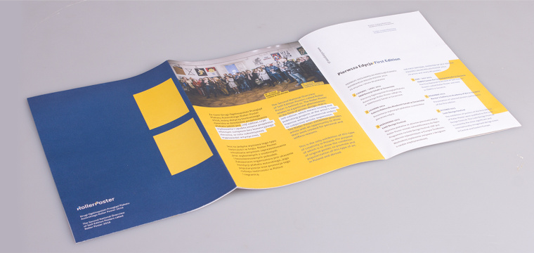 為波蘭海報(bào)展設(shè)計(jì)展做的多重化用途的宣傳冊(cè)