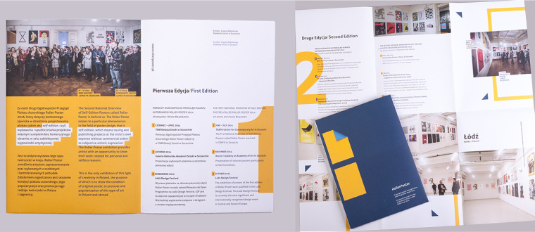 為波蘭海報(bào)展設(shè)計(jì)展做的多重化用途的宣傳冊(cè)