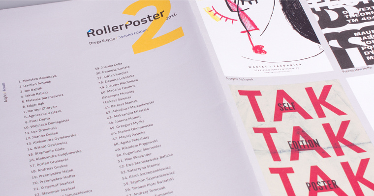 為波蘭海報(bào)展設(shè)計(jì)展做的多重化用途的宣傳冊(cè)