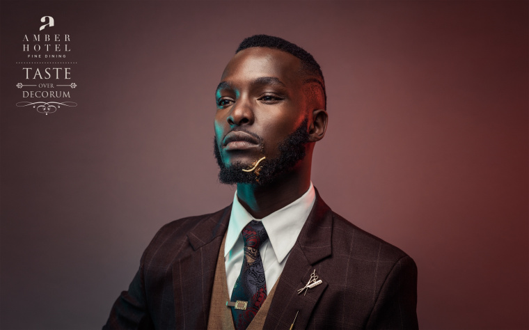 Isobar廣告公司為琥珀餐廳酒店策湖設計的食物殘留篇餐飲平面創(chuàng)意宣傳廣告-意大利通心粉