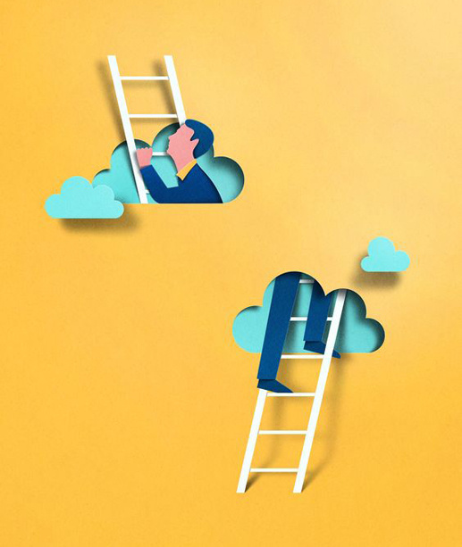 2018年最佳平面設(shè)計趨勢-終極指南-剪紙插圖