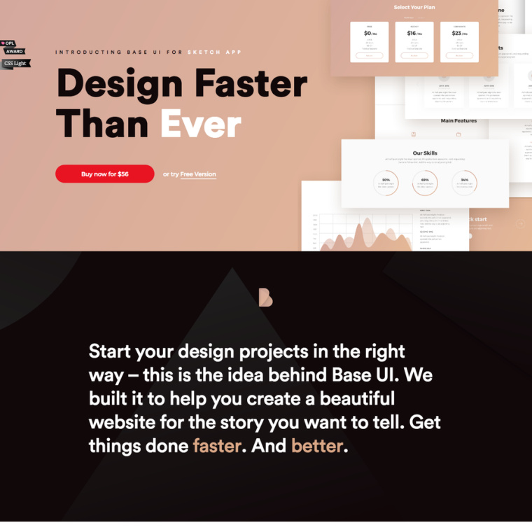2018年激動(dòng)人心的平面設(shè)計(jì)趨勢(shì)-深色陰影（半平面設(shè)計(jì)）