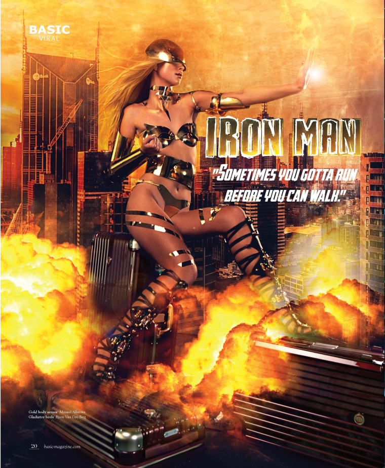 DESENO拉桿箱“女子超級(jí)英雄”系列平面廣告海報(bào)創(chuàng)意設(shè)計(jì)欣賞-鋼鐵俠 DESENO拉桿箱“女子超級(jí)英雄”系列平面廣告海報(bào)創(chuàng)意設(shè)計(jì)欣賞-鋼鐵俠