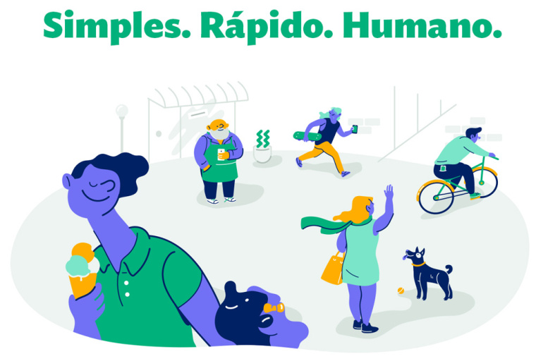 Bene數(shù)字金融科技公司個性插畫風(fēng)VI品牌形象設(shè)計