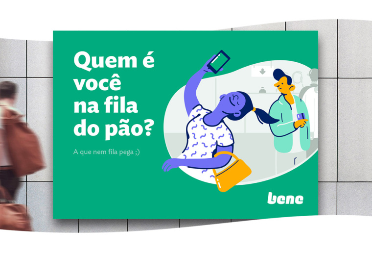 Bene數(shù)字金融科技公司個性插畫風(fēng)VI品牌形象設(shè)計