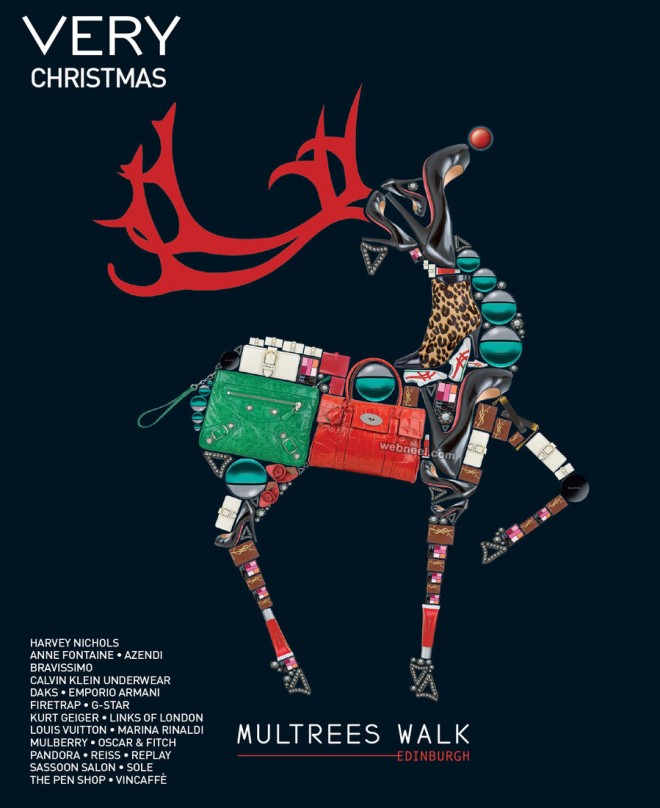 50張最佳圣誕節(jié)平面創(chuàng)意廣告海報佳作-上海廣告設(shè)計(jì)公司