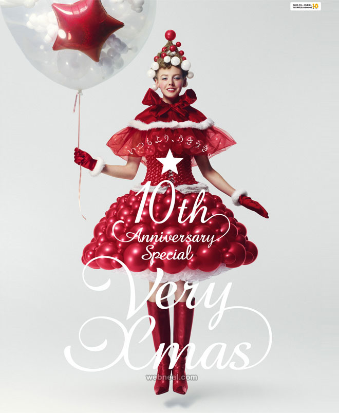 50張最佳圣誕節(jié)平面創(chuàng)意廣告海報佳作-上海廣告設(shè)計(jì)公司