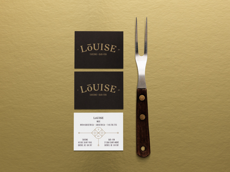 混合傳統(tǒng)與現(xiàn)代性的Louise酒館餐廳logo設(shè)計(jì)VI設(shè)計(jì)欣賞 混合傳統(tǒng)與現(xiàn)代性的Louise酒館餐廳logo設(shè)計(jì)VI設(shè)計(jì)欣賞