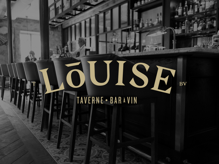 混合傳統(tǒng)與現(xiàn)代性的Louise酒館餐廳logo設(shè)計(jì)VI設(shè)計(jì)欣賞 混合傳統(tǒng)與現(xiàn)代性的Louise酒館餐廳logo設(shè)計(jì)VI設(shè)計(jì)欣賞