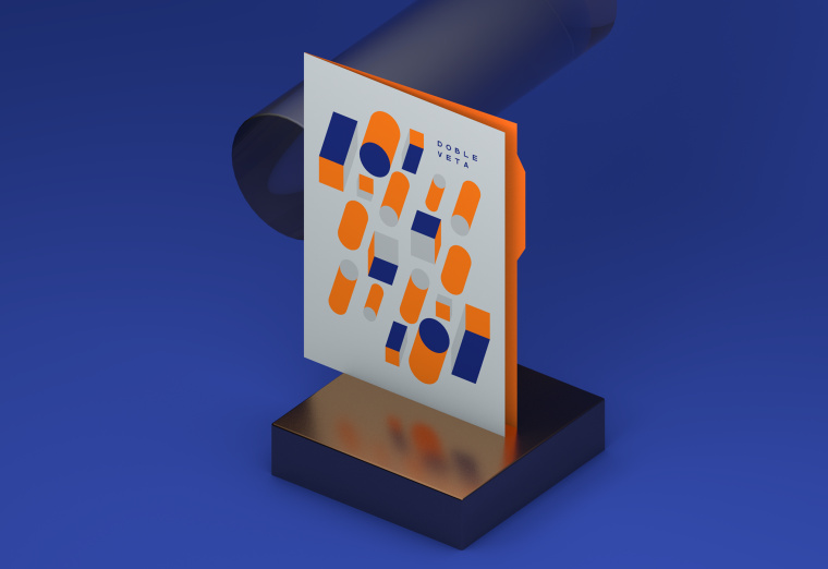 亮色立體效果 Doble Veta 建筑公司VI設計/企業(yè)視覺識別VI設計