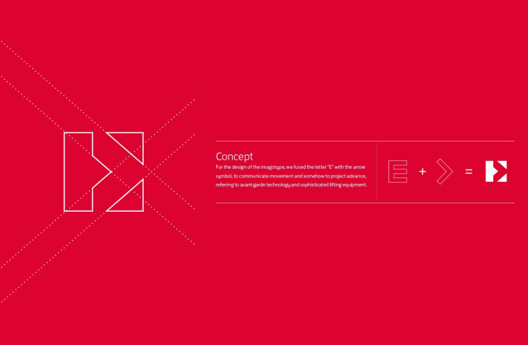 醒目紅色起重載重設(shè)備工業(yè)公司LOGO設(shè)計(jì)企業(yè)VI設(shè)計(jì)-logo設(shè)計(jì)VI設(shè)計(jì)公司