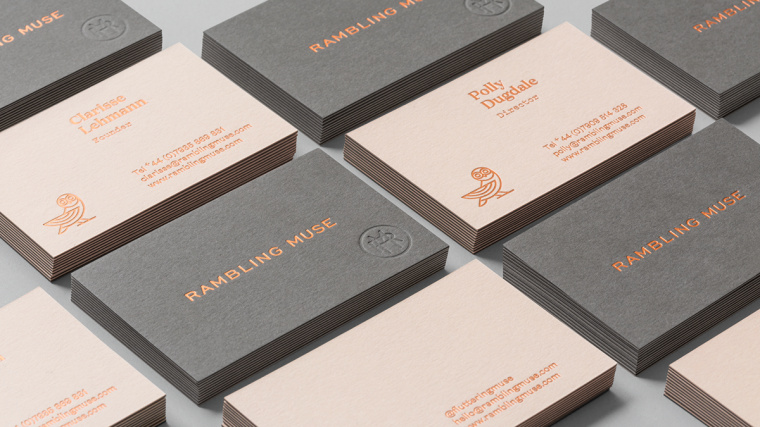 Rambling繆斯餐飲品牌形象設(shè)計-名片設(shè)計