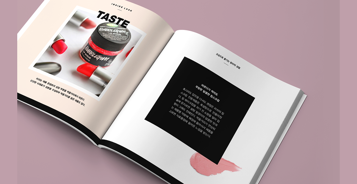 “方形”元素LUSH 糕點(diǎn)罐頭美食學(xué)校畫冊(cè)設(shè)計(jì)－上海畫冊(cè)設(shè)計(jì)公司