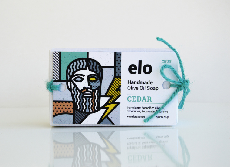 Elo希臘100％橄欖油純天然手工肥皂包裝設(shè)計(jì)“神話人物插畫“篇－上海包裝設(shè)計(jì)公司