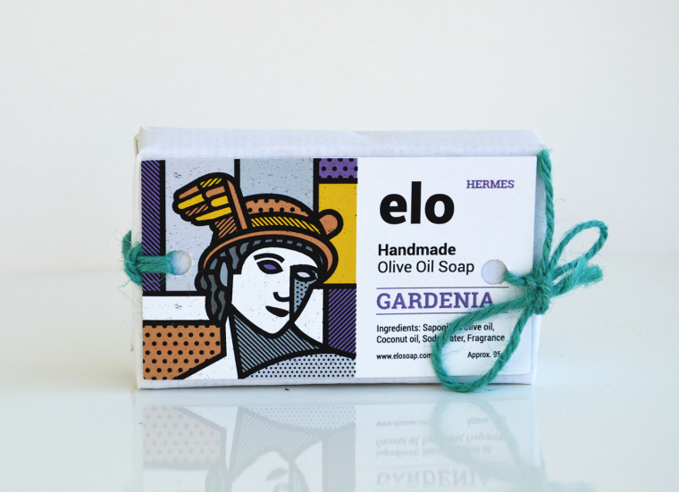 Elo希臘100％橄欖油純天然手工肥皂包裝設(shè)計(jì)“神話人物插畫“篇－上海包裝設(shè)計(jì)公司