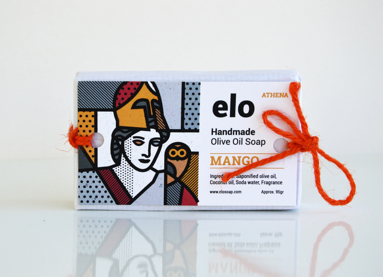 Elo希臘100％橄欖油純天然手工肥皂包裝設(shè)計(jì)“神話人物插畫“篇－上海包裝設(shè)計(jì)公司