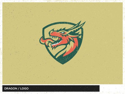 吐火的龍logo設計