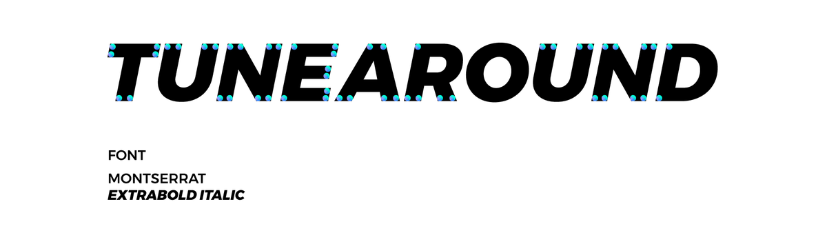 Tunearound 音樂APP品牌logo字體設(shè)計