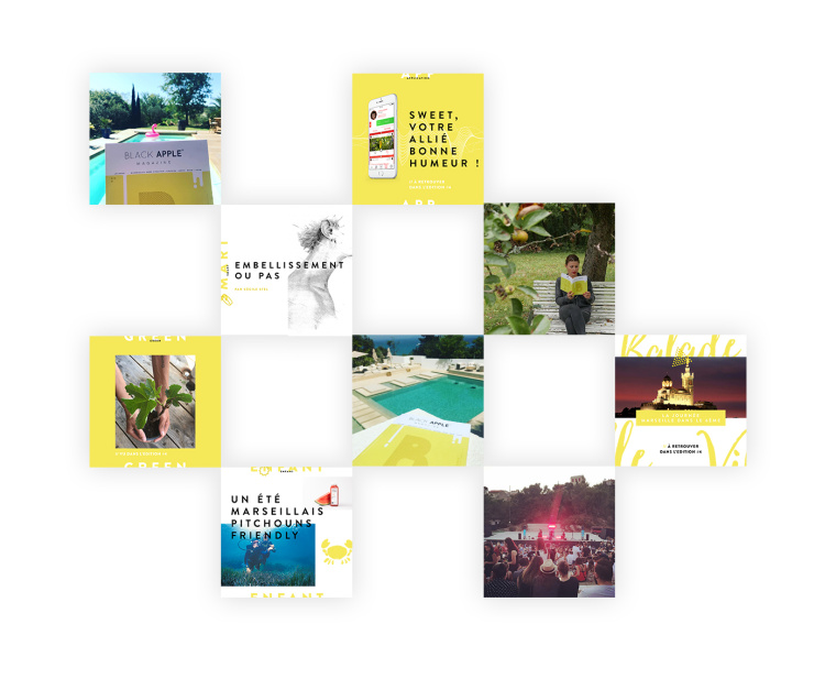 上海畫冊設計公司欣賞：美麗明黃色的黑蘋果雜志畫冊設計