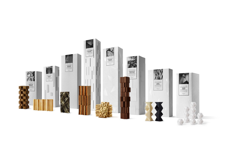 Noble房地產開發(fā)商食品禮盒禮品套裝包裝設計，源自建筑的設計靈感