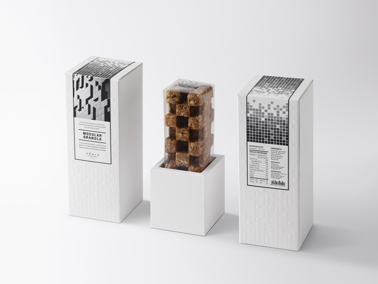 Noble房地產開發(fā)商食品禮盒禮品套裝包裝設計，源自建筑的設計靈感