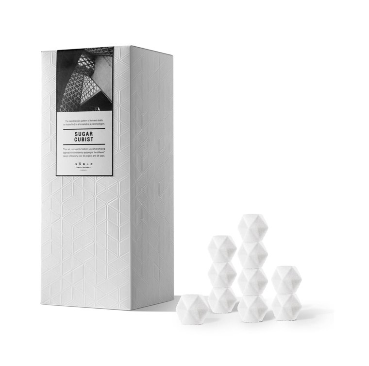 Noble房地產開發(fā)商食品禮盒禮品套裝包裝設計，源自建筑的設計靈感