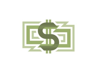 綠色“$”美元鈔票logo設(shè)計 綠色“$”美元鈔票logo設(shè)計