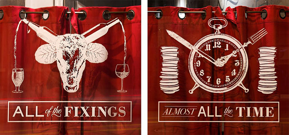 Starboard餐廳餐飲品牌形象設(shè)計－窗戶貼紙－上海品牌設(shè)計公司