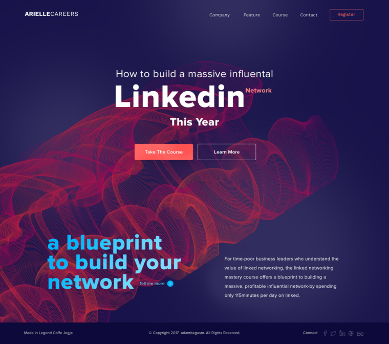 2018年9個(gè)最前沿的網(wǎng)頁設(shè)計(jì)趨勢-充滿活力，飽和的配色方案