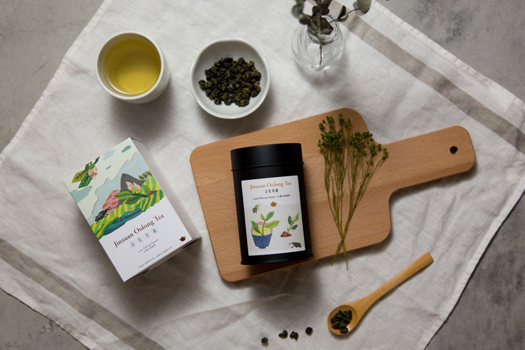 臺(tái)灣芳香茶茶葉包裝設(shè)計(jì)”臺(tái)灣風(fēng)光與植物合集篇“