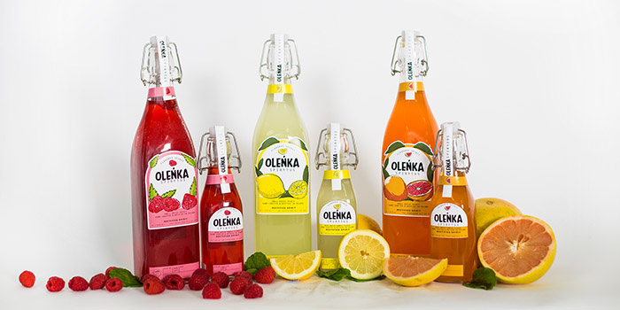 OLENKA 水果味伏特加酒果酒概念品牌包裝設(shè)計插畫設(shè)計-上海包裝設(shè)計公司