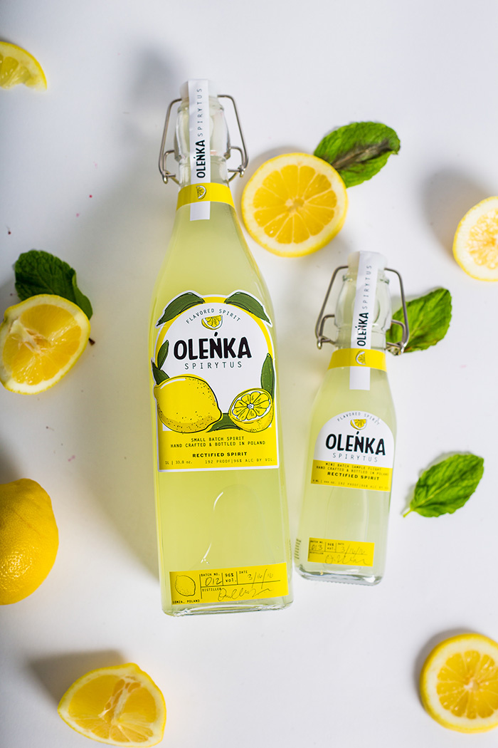 OLENKA 水果味伏特加酒果酒概念品牌包裝設(shè)計插畫設(shè)計-上海包裝設(shè)計公司