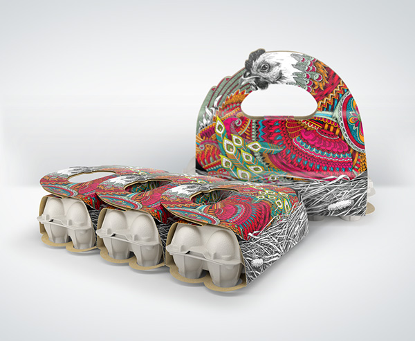 Layer Hen 雞蛋盒包裝設(shè)計“母雞插畫篇”-上海農(nóng)產(chǎn)品包裝設(shè)計公司