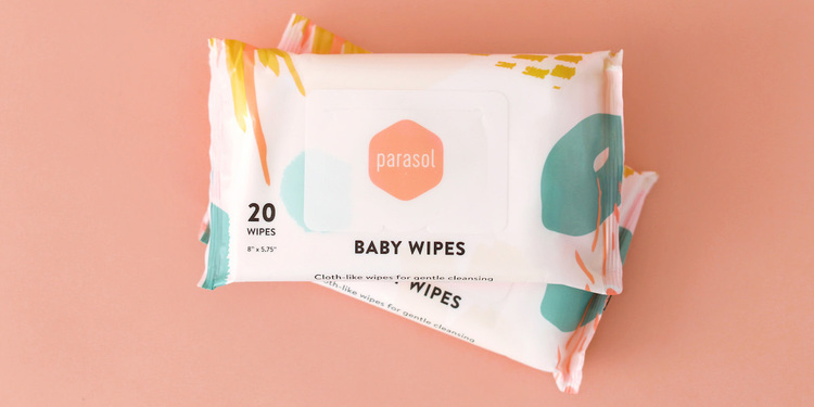 Parasol “飛濺的色彩”創(chuàng)意嬰兒尿不濕尿布+濕巾產品包裝設計－上海包裝設計公司