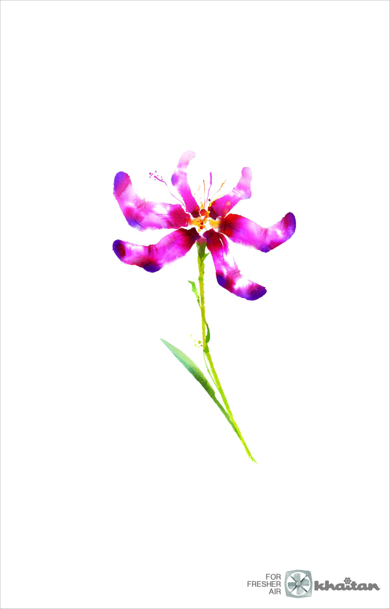 印度Khaitan排氣扇平面創(chuàng)意廣告“水墨花”襪子篇-上海品牌設(shè)計(jì)公司 印度Khaitan排氣扇平面創(chuàng)意廣告“水墨花”襪子篇-上海品牌設(shè)計(jì)公司