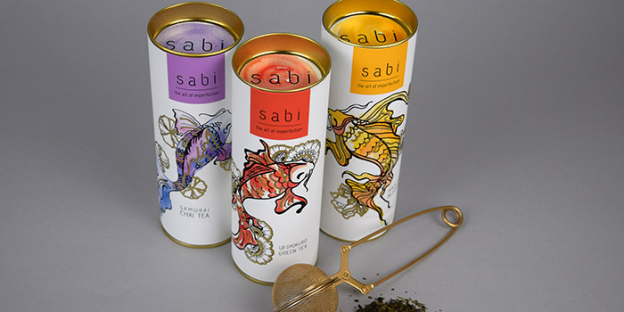 Sabi日本茶錦鯉魚插圖罐裝茶葉包裝設(shè)計(jì)-上海包裝設(shè)計(jì)公司設(shè)計(jì)欣賞