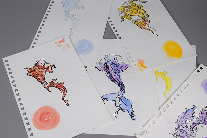 Sabi日本茶錦鯉魚插圖罐裝茶葉包裝設(shè)計(jì)-上海包裝設(shè)計(jì)公司設(shè)計(jì)欣賞