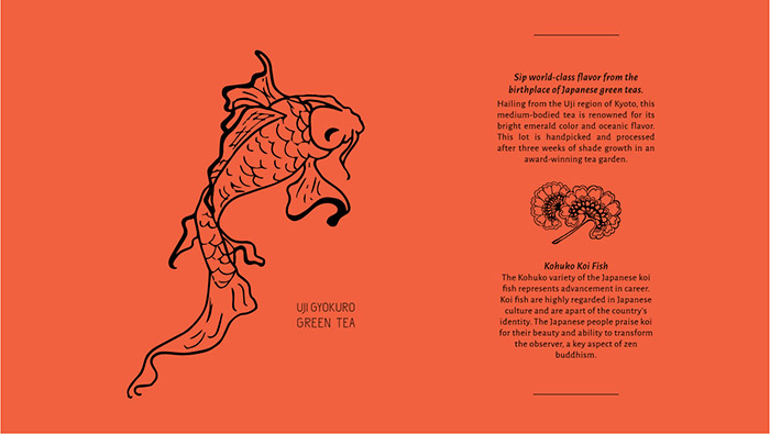 Sabi日本茶錦鯉魚插圖罐裝茶葉包裝設(shè)計(jì)-上海包裝設(shè)計(jì)公司設(shè)計(jì)欣賞