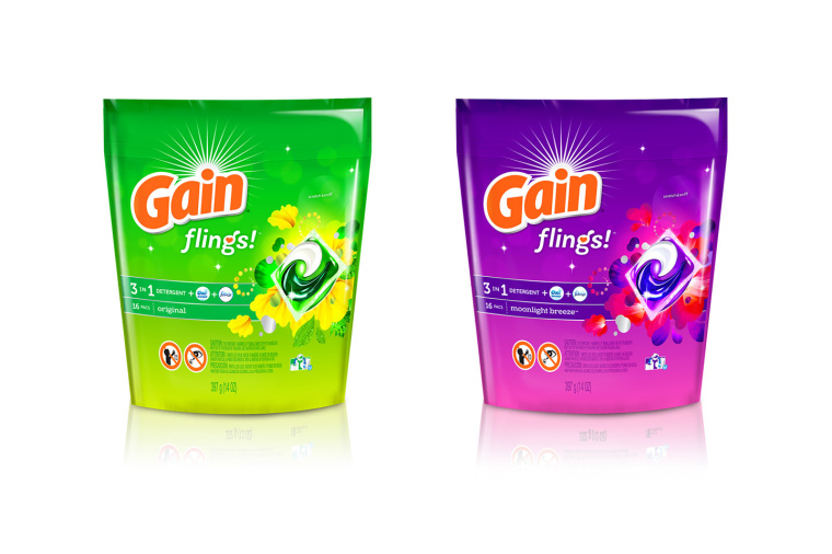 Gain洗衣液包裝設(shè)計-上海包裝設(shè)計公司