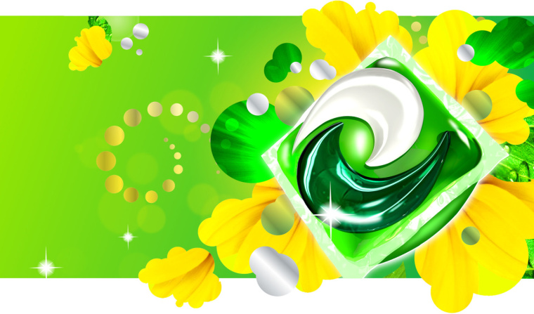 Gain洗衣液包裝插畫設(shè)計-上海包裝設(shè)計公司