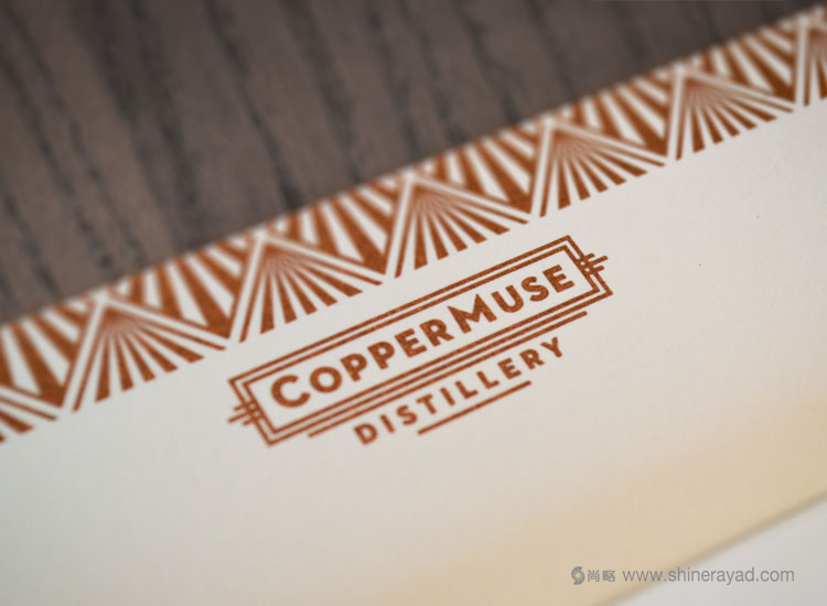 國外洋酒品牌設(shè)計(jì)欣賞——CopperMuse 朗姆酒裝飾圖案風(fēng)格標(biāo)志設(shè)計(jì)VI設(shè)計(jì)